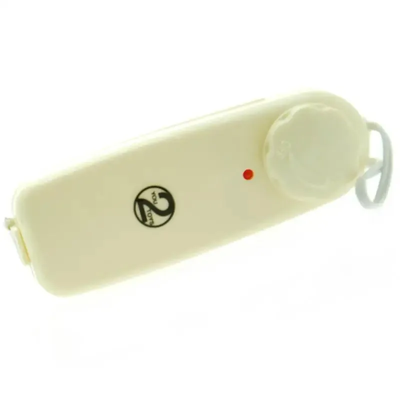 2.25-inch You2toys White Mini Bullet Vibrator with Remote Control