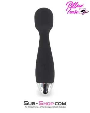 4476M      12 Function Waterproof Silicone Demi Wand Vibrator