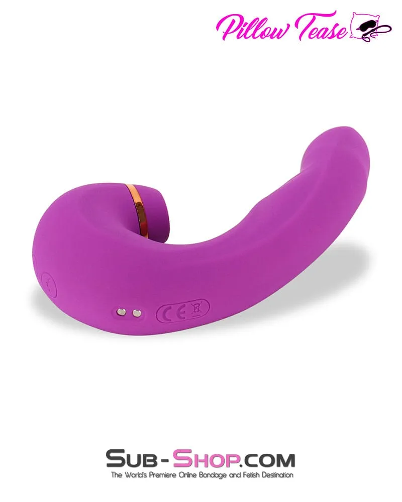 7844M      10 Function Waterproof Rechargeable Silicone Clitoral Sucking & Licking Vibrator