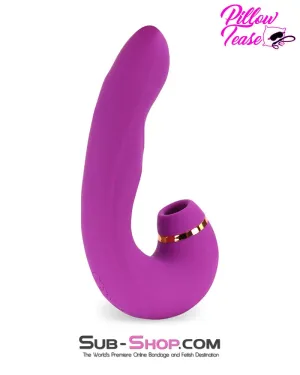 7844M      10 Function Waterproof Rechargeable Silicone Clitoral Sucking & Licking Vibrator