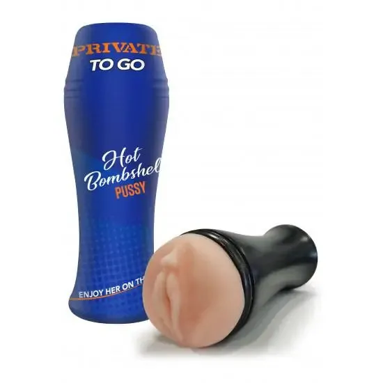 8-inch Realistic Feel Flesh Pink Pussy Masturbator for Him