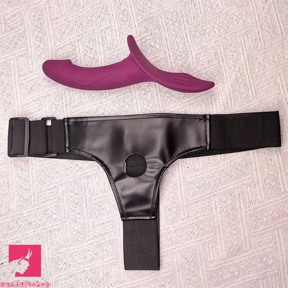9.84in Dual motor Double-Ended G Spot Automatic Silicone Strap on Dildo