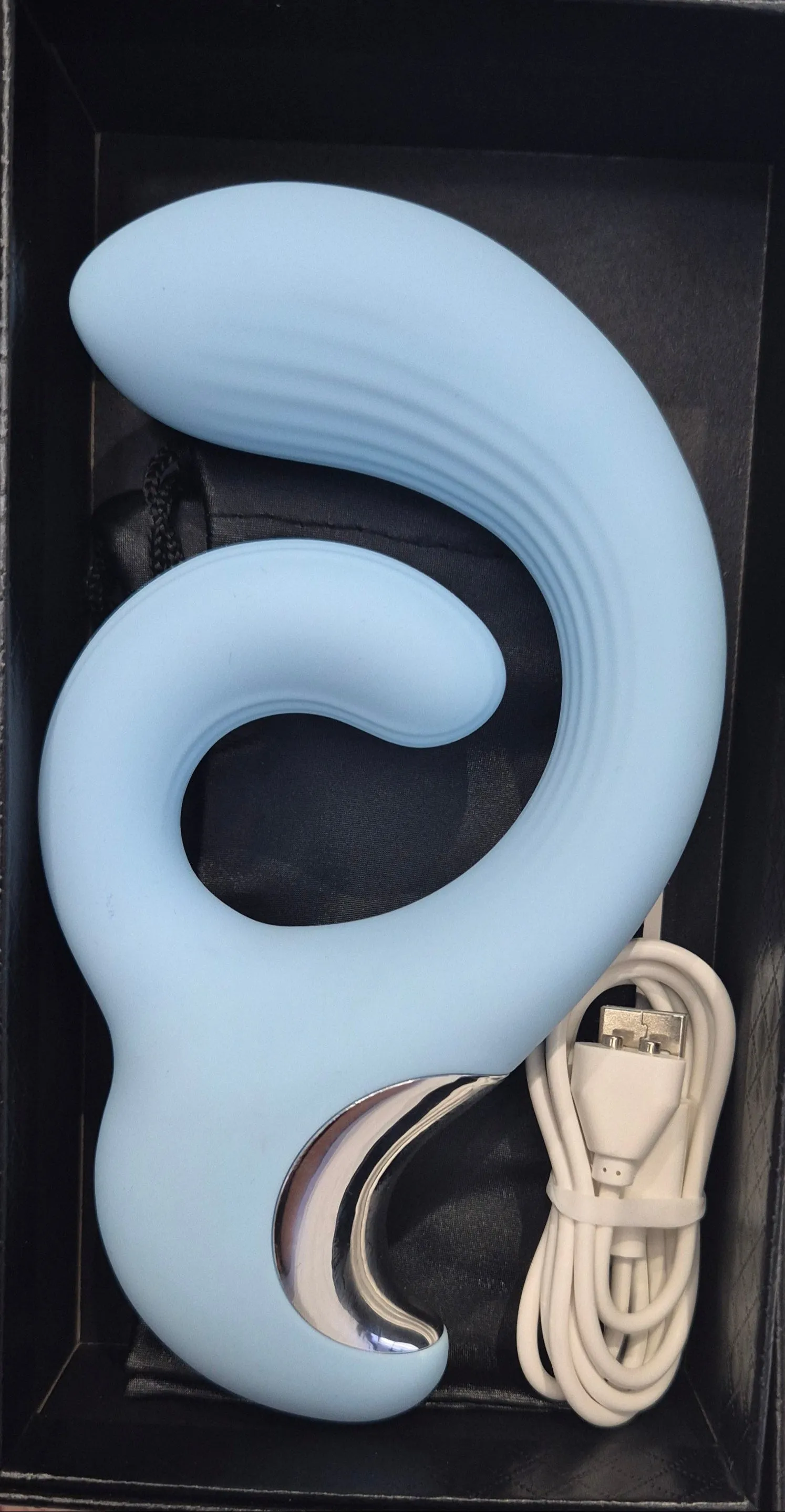 Adam & Eve Ultimate Spiral Dildo Vibrator | Dual motors | Clitoral & G-Spot | USB