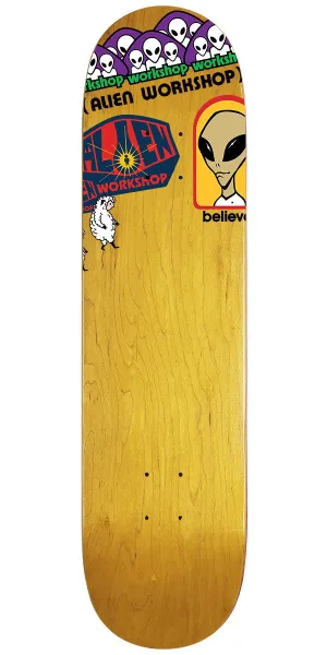 Alien Workshop OG Logo Sticker Skateboard Deck - 8.50"