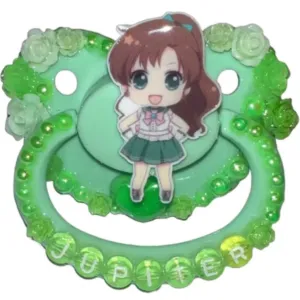 Anime Girl Hand Crafted Deluxe Pacifier
