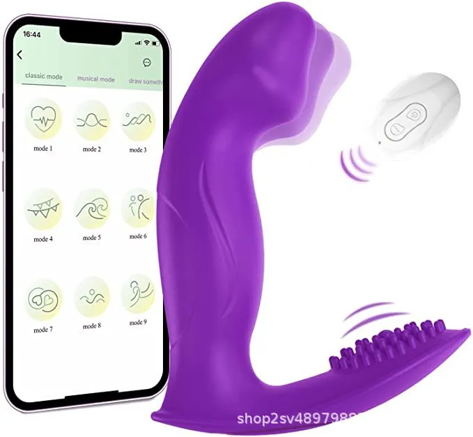 APP Controlled Realistic Dildo G Spot Clitoral Vibrator - Clit Knots Stimulator Remoter Female Sex Toy