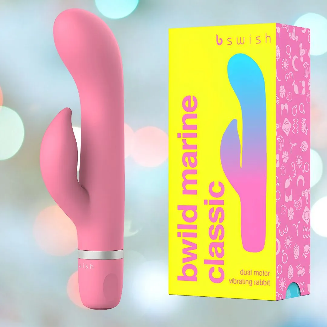 B Swish Bwild Classic Marine Rabbit Vibrator -  Guava