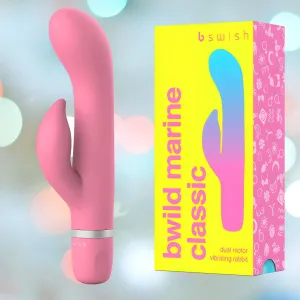 B Swish Bwild Classic Marine Rabbit Vibrator -  Guava