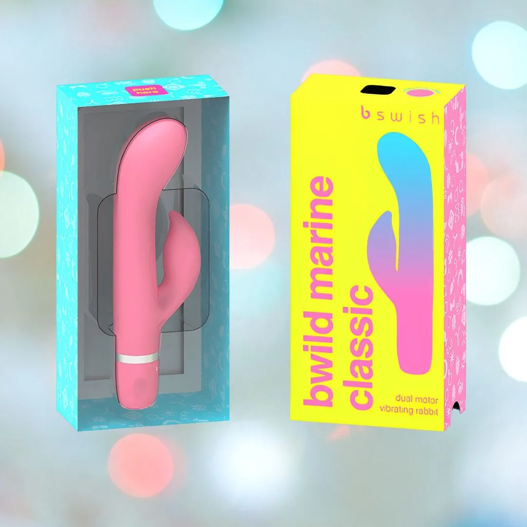 B Swish Bwild Classic Marine Rabbit Vibrator -  Guava