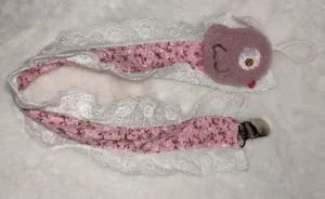 Bird Plush Ruffle Deluxe Pacifier Clip