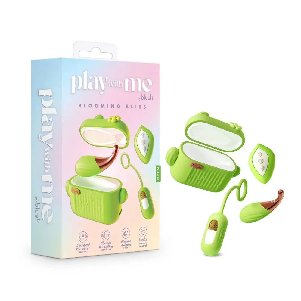 Blooming Bliss First Time Bullet & Egg Vibrators with Charging Case & Remote