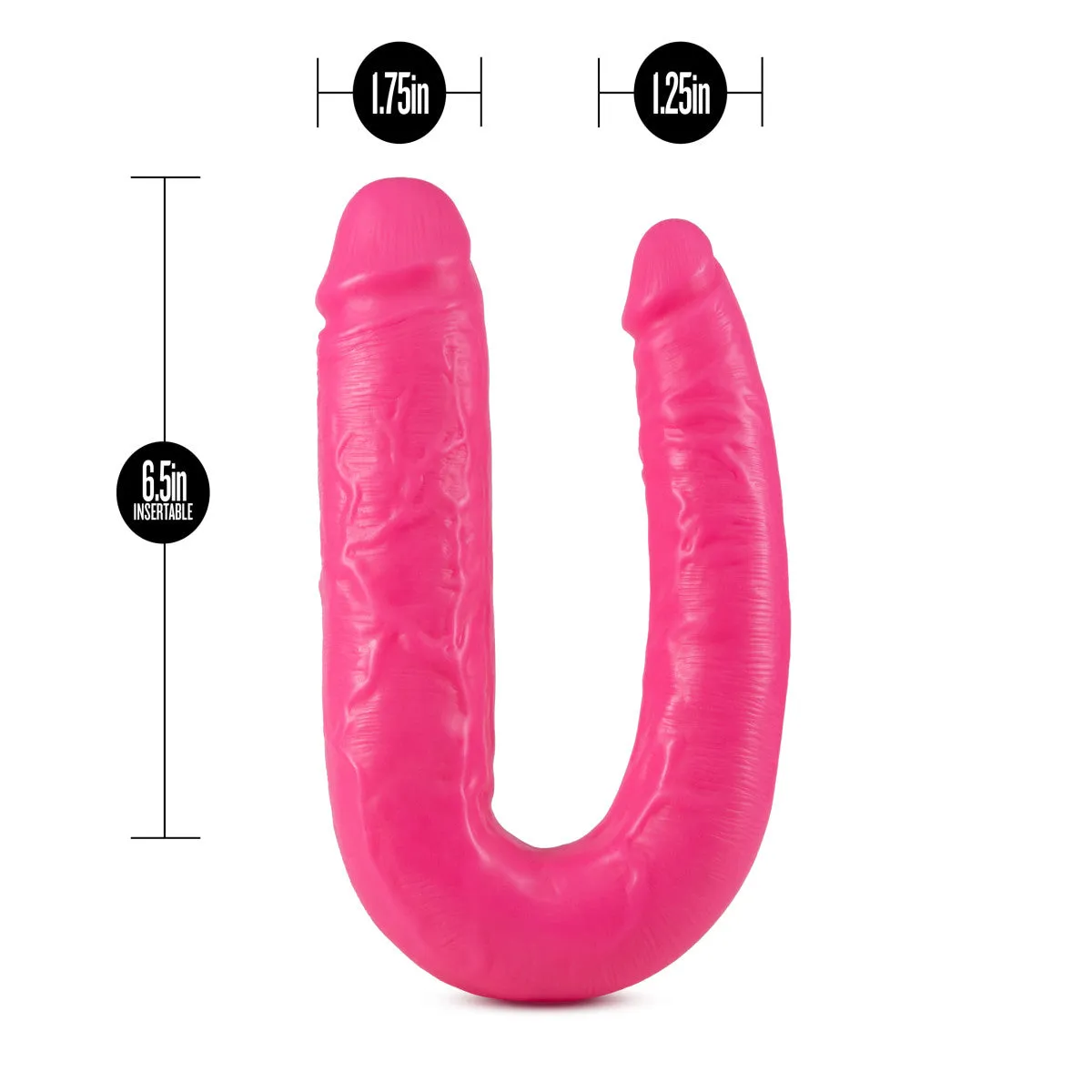 Blush Big As Fuk 18-Inch Long Pink  Double Ended Dildo