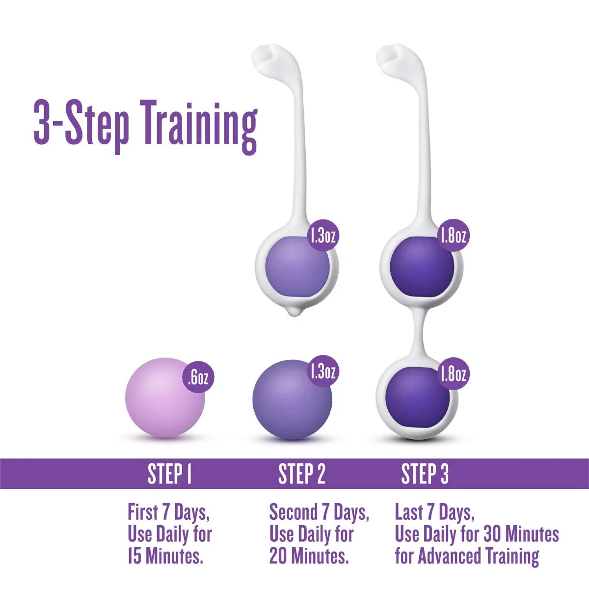 Blush Progressive UltraSilk Kegel Training Kit