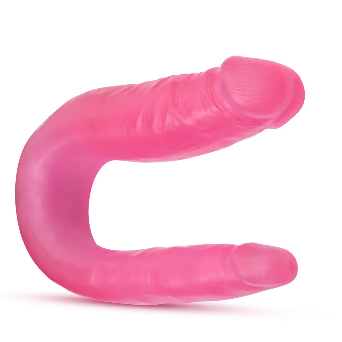 Blush U-Shaped 12.5-Inch Long Pink Double Ended Dildo