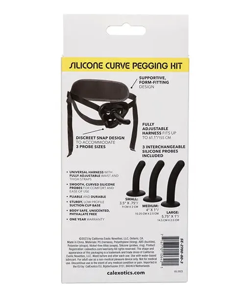 Boundless Silicone Curve Pegging Kit Beginner Pegging Set Anal Training