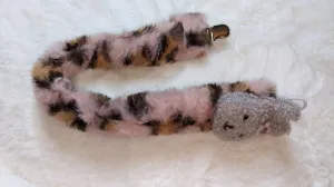 Bunny Plush Ruffle Deluxe Pacifier Clip