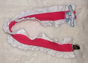 Bunny Plush Ruffle Deluxe Pacifier Clip