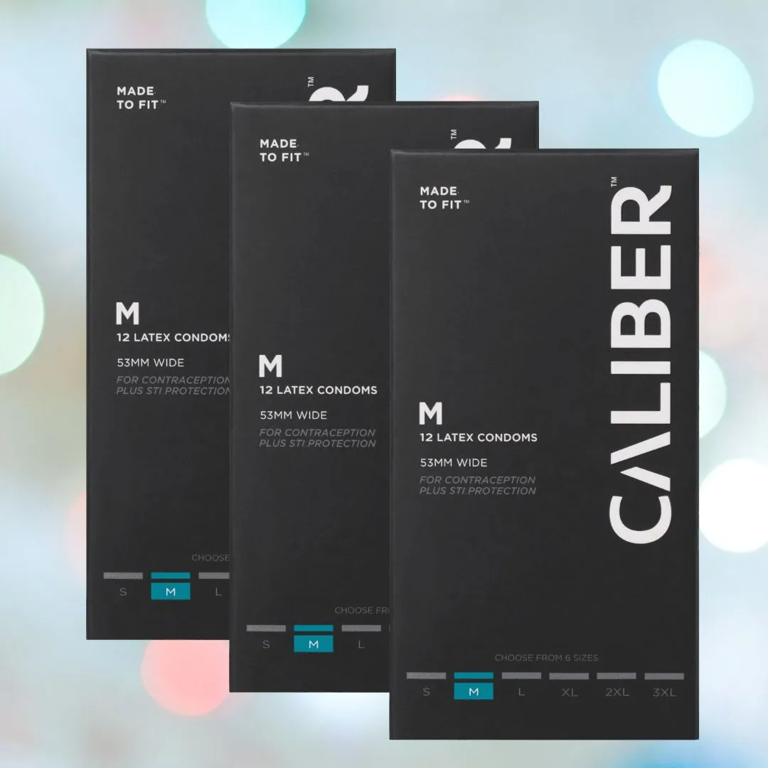 Caliber M - Standard Size Condoms (53mm Wide)