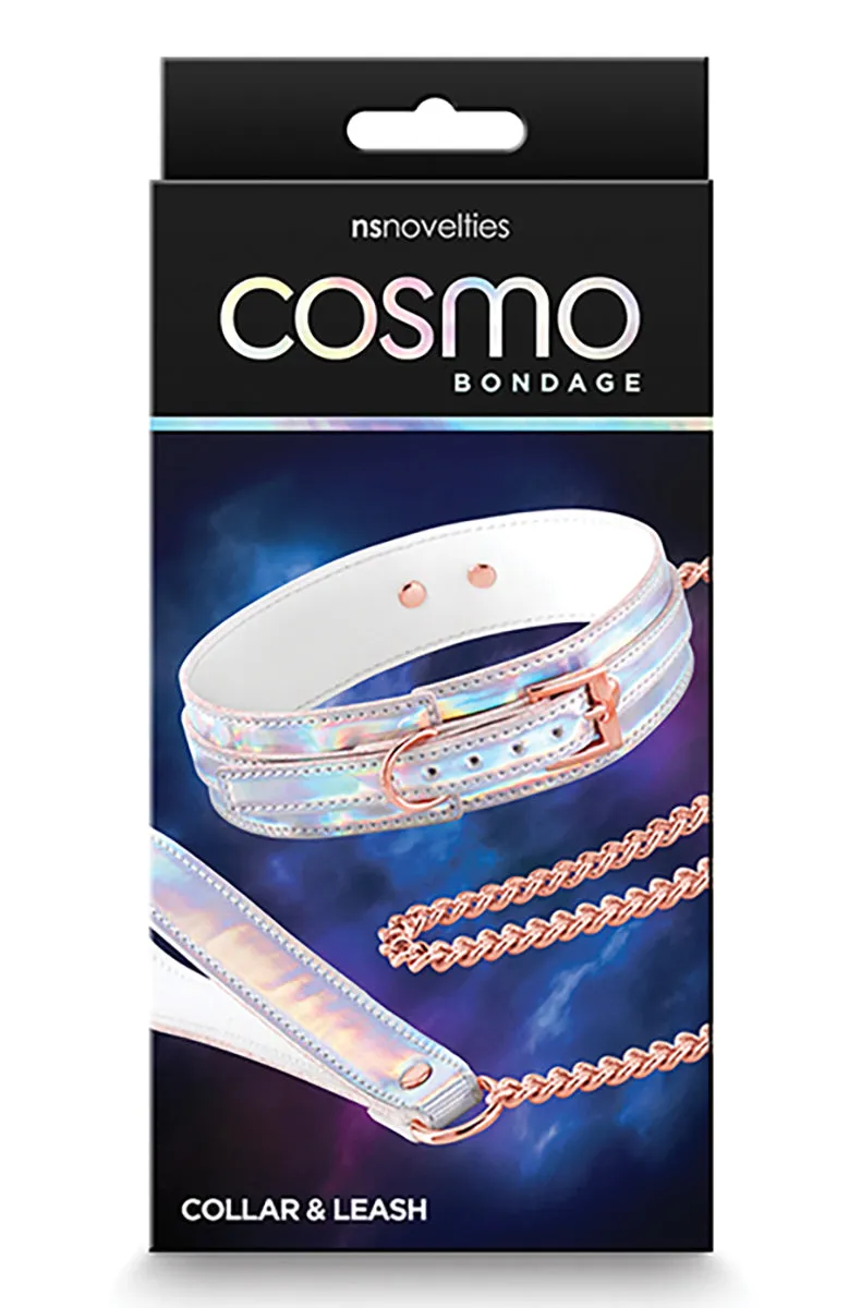Cosmo Bondage Holographic Collar and Leash