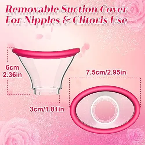 DarlingRose - Licking & Sucking Rose Vibrator Clits Nipples Vacuum Pump