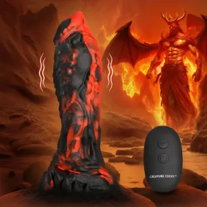 Demon Dildo Inferno Cock Vibrating Sex Toy Devil Dildo Silicone