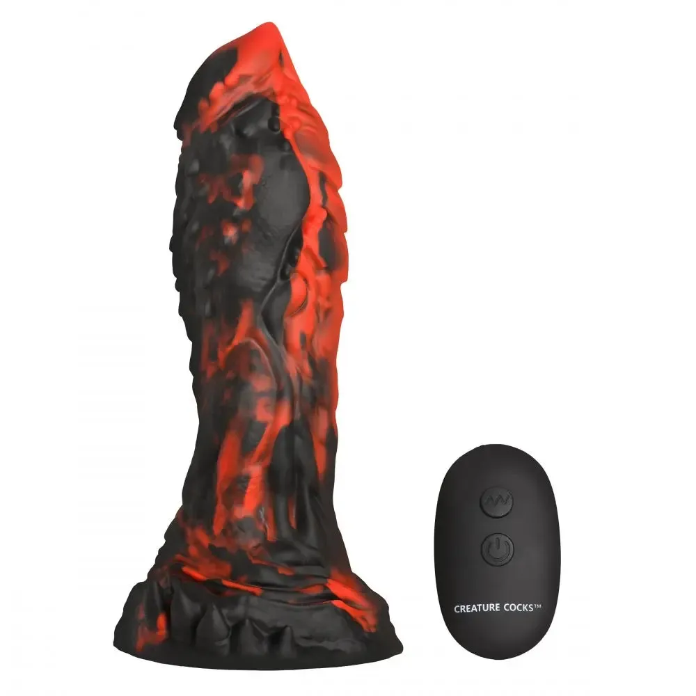 Demon Dildo Inferno Cock Vibrating Sex Toy Devil Dildo Silicone
