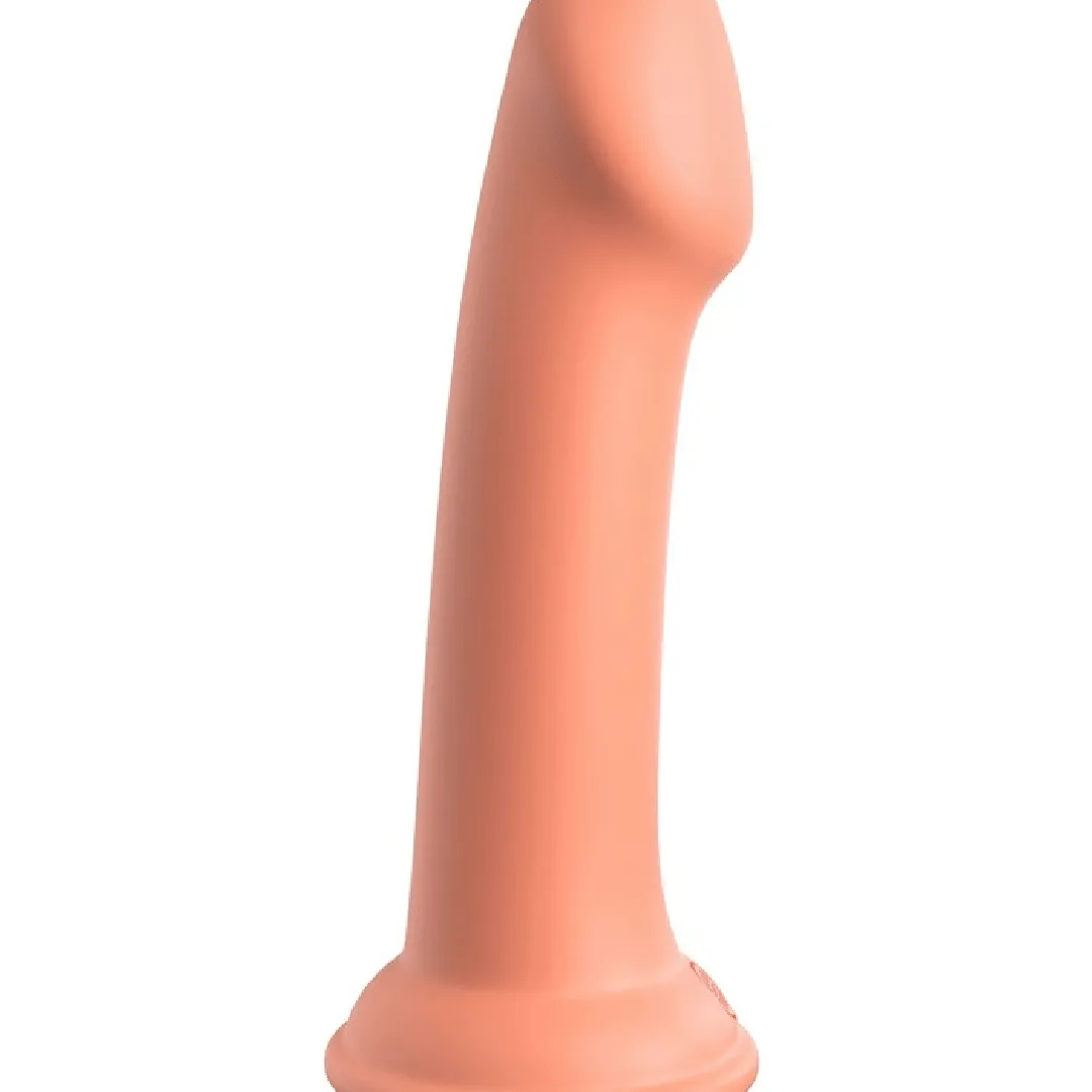 Dillio Platinum Big Hero 6 Inch Silicone Dildo - Peach