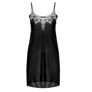 Embroidered Lace Ice Silk Camisole Nightgown 7188