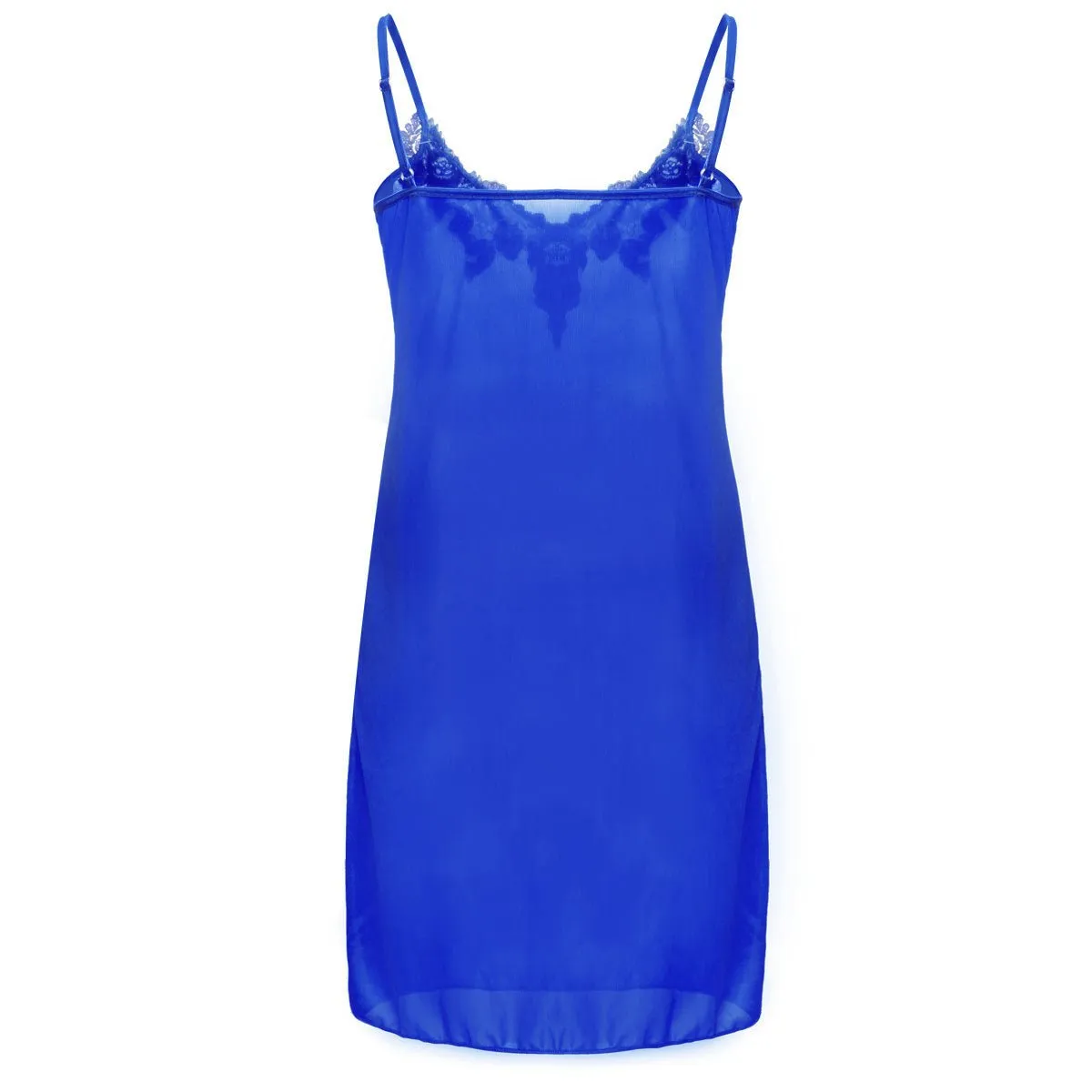 Embroidered Lace Ice Silk Camisole Nightgown 7188