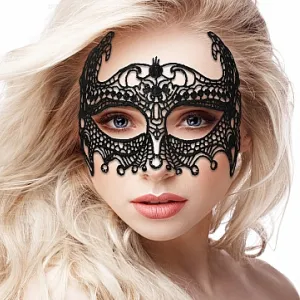 Empress Black Lace Mask