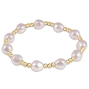 ENewton 3mm Gold Pearl Admire Gold Bracelet