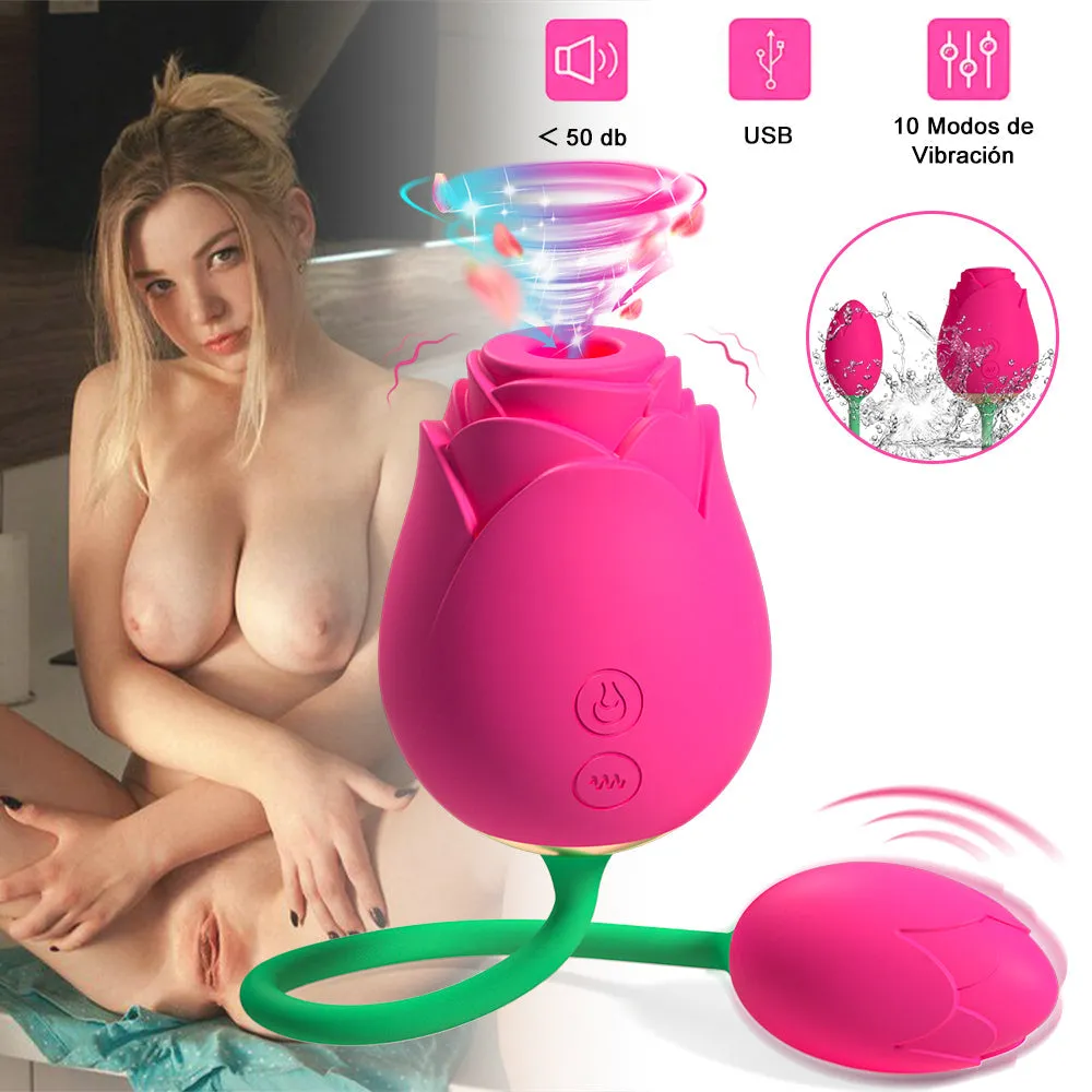 FairyRose | Super Quiet Rose Sucking Vibrator with Egg