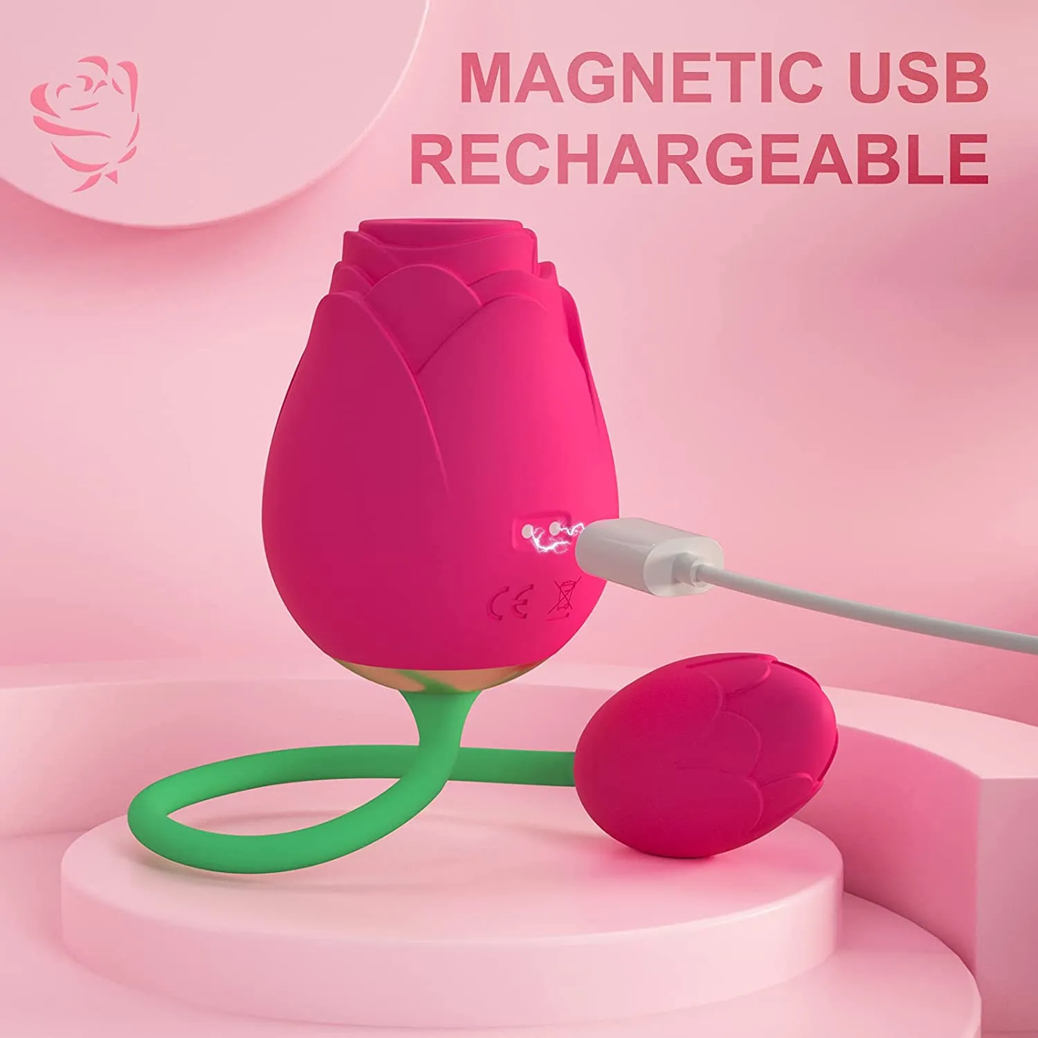 FairyRose | Super Quiet Rose Sucking Vibrator with Egg