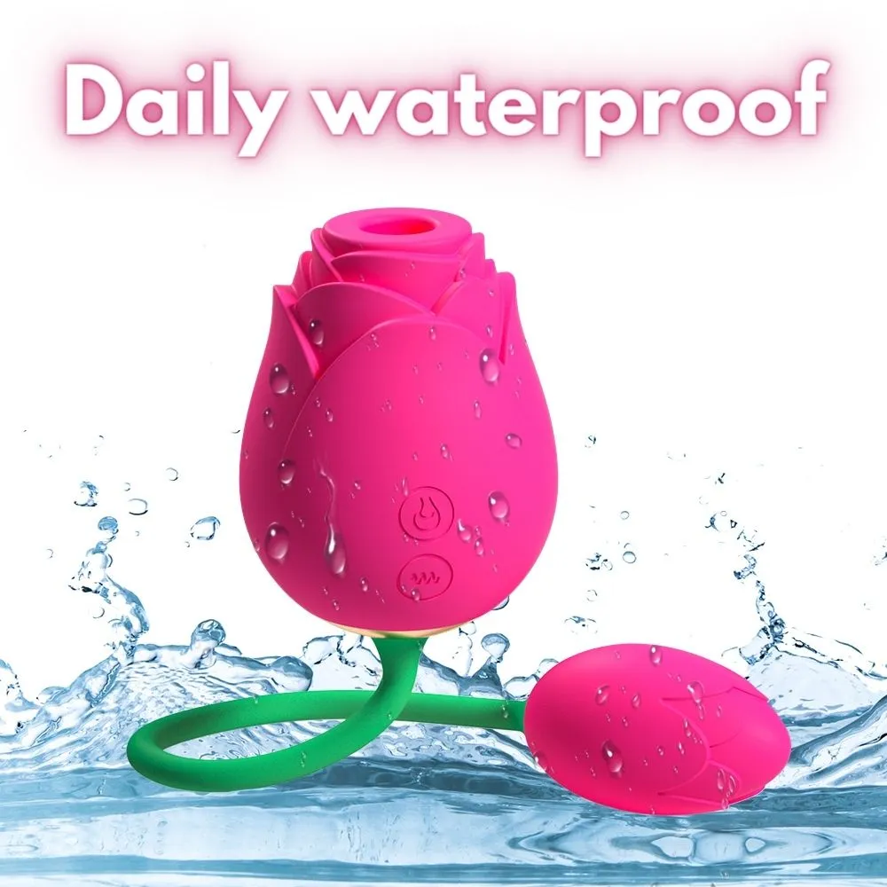 FairyRose | Super Quiet Rose Sucking Vibrator with Egg