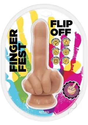 Finger Fest Flip Off Dildo Vanilla