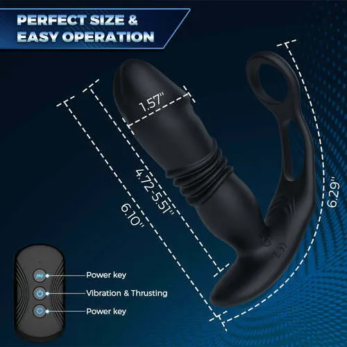 Flexi Prostate Bliss Vibrator With Cock Ring