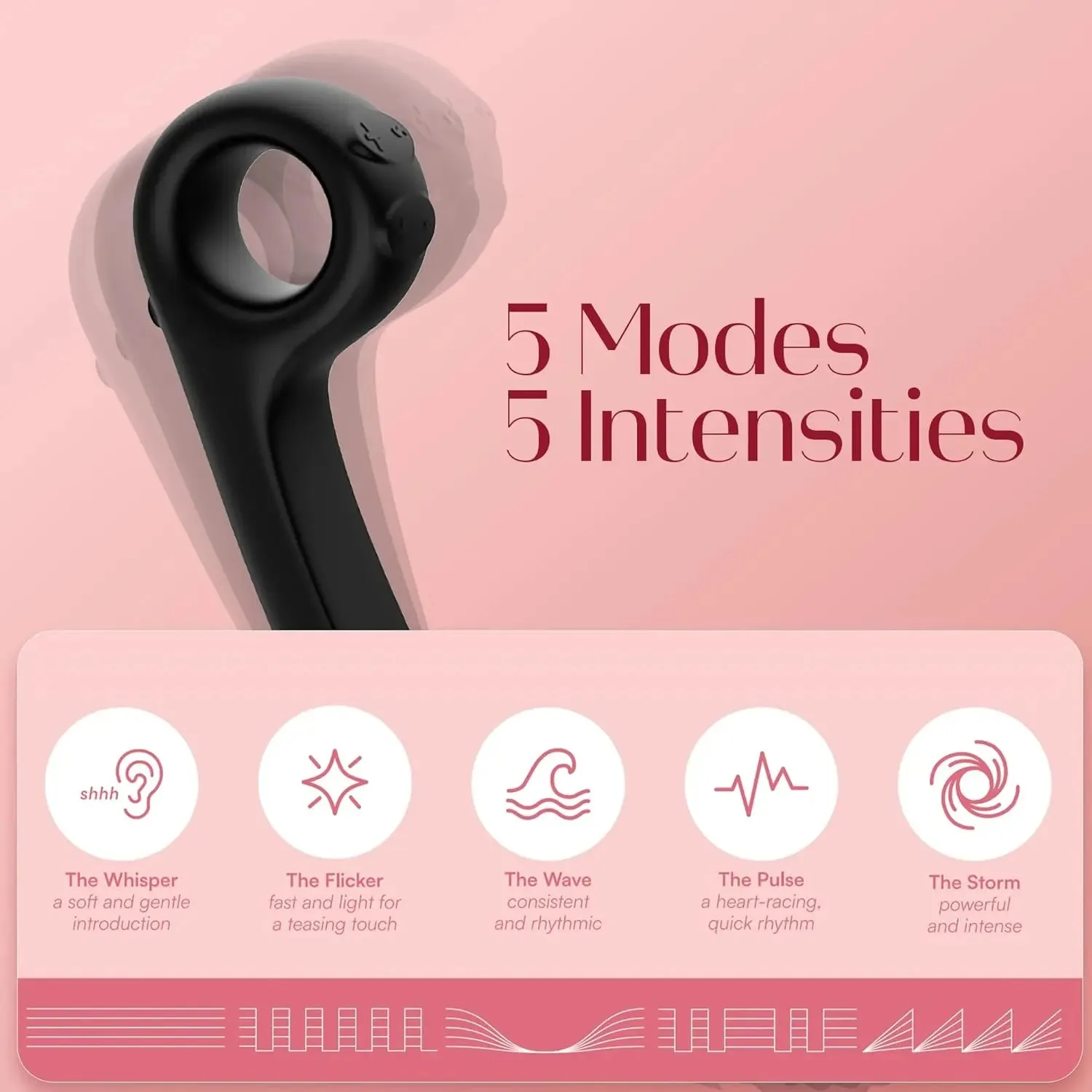 G-Spot Snail Vibrator Snail Sex Toy - Snail Vibe Curve Black G-Spot Vibrator Sex Toy