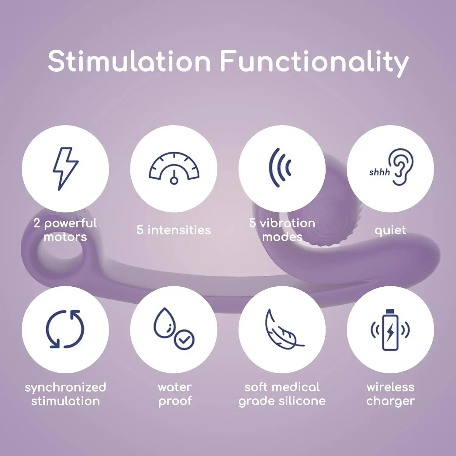 G-Spot Vibrator Snail Sex Toy - Snail Vibe Curve Purple Snail Vibrator Sex Toy