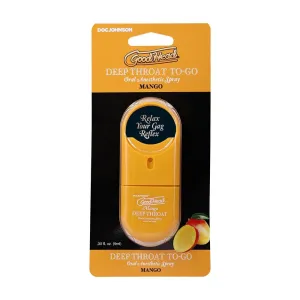GoodHead™ Deep Throat Spray to Go Mango by Doc Johnson