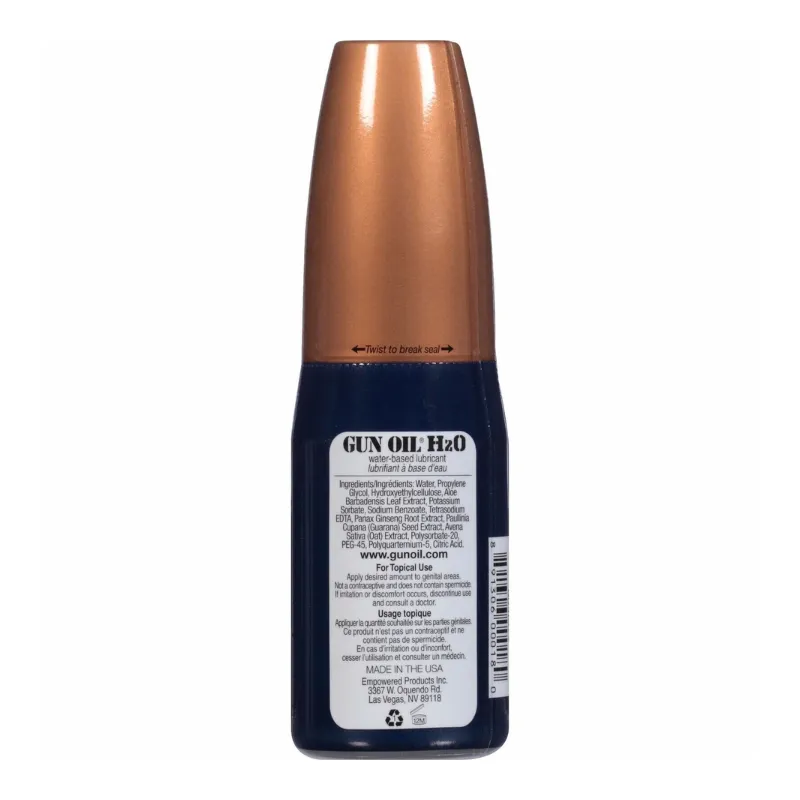 Gun Oil H2O Water-Based Lubricant