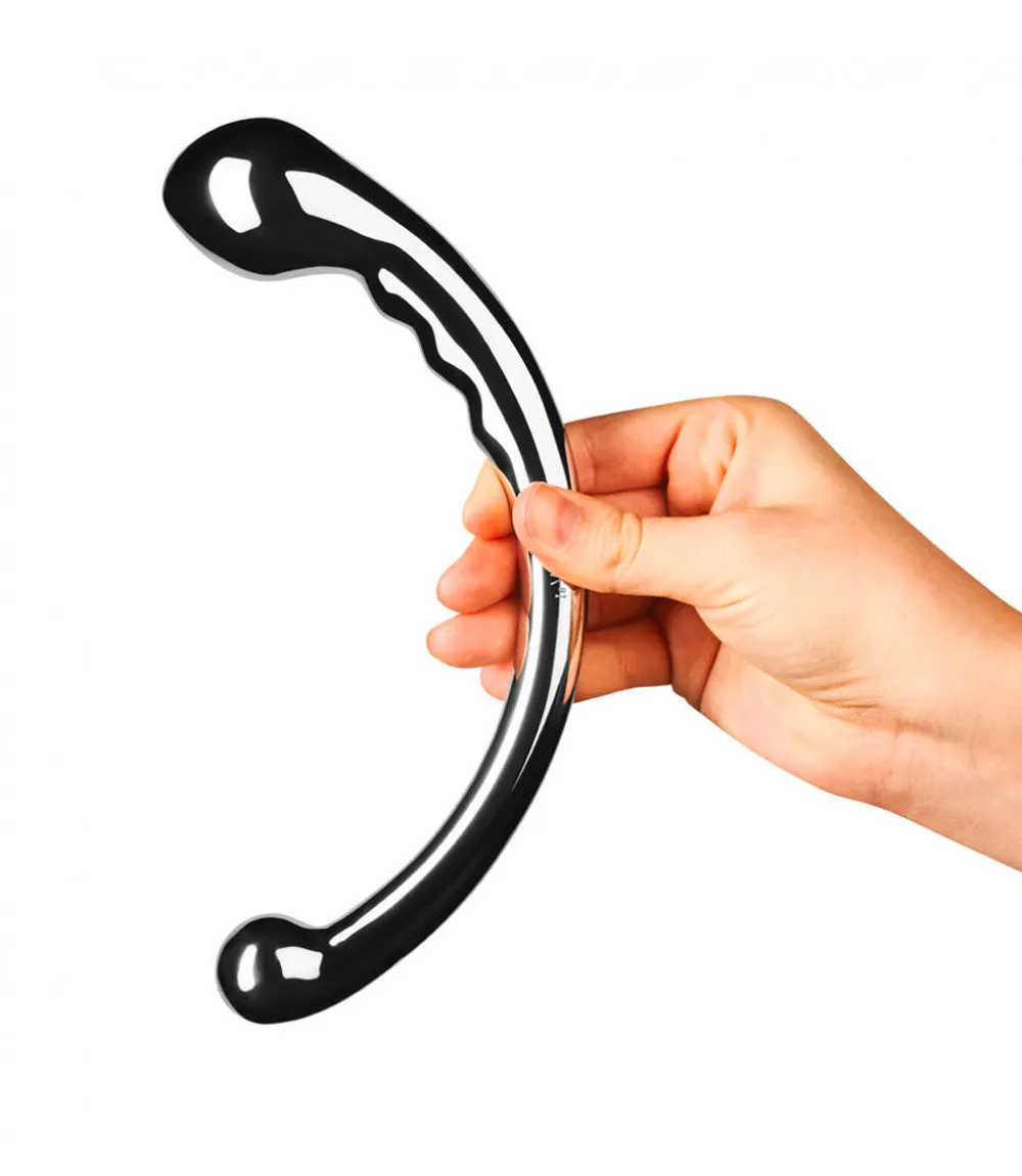 Hoop Stainless Steel Double Dildo