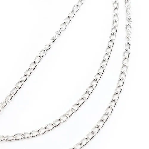 Intimate nipple clamps with triple chain