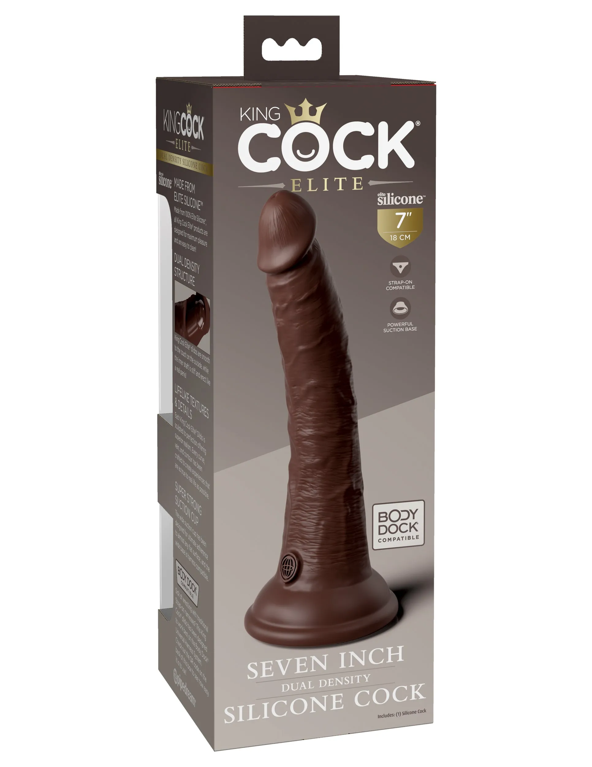 King Cock Elite 7 Silicone Dual Density Cock