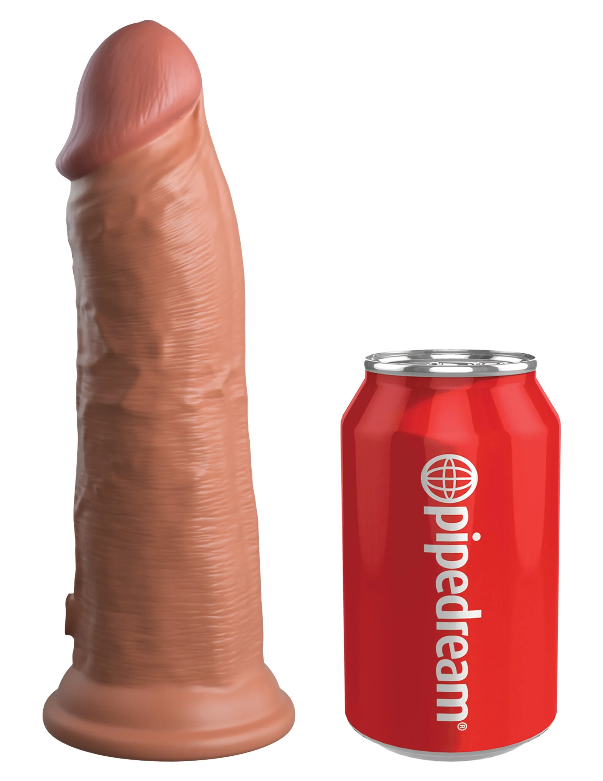 King Cock Elite 8 Vibrating Silicone Dual Density Cock