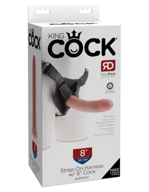 King Cock Strap on Harness with 8 Cock