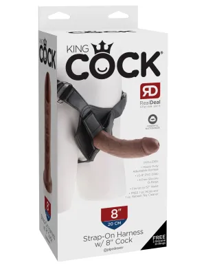 King Cock Strap on Harness with 8 Cock