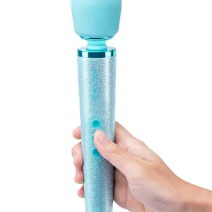 Le Wand All That Glimmers Wand Vibrator - Blue
