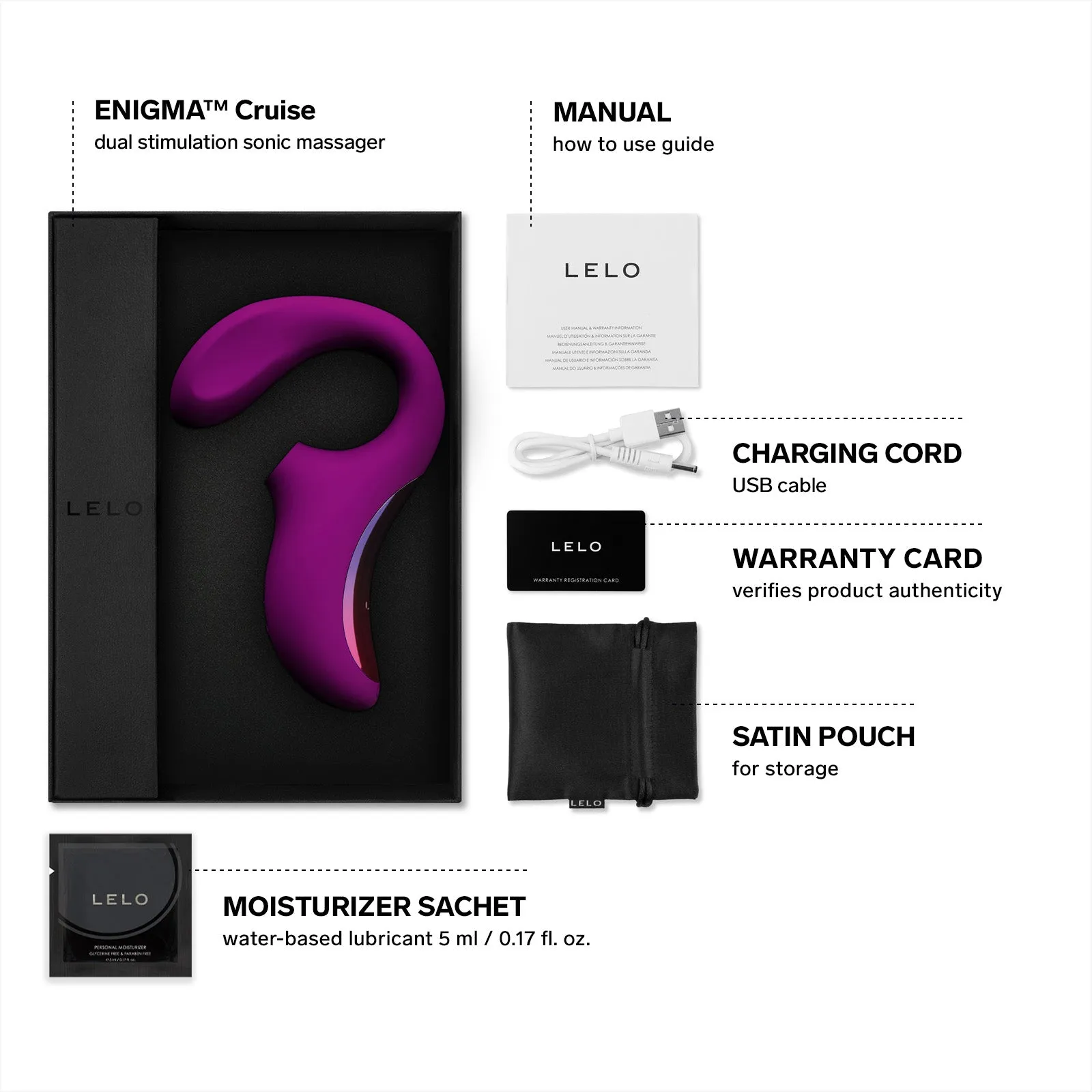 LELO Enigma Cruise Clit Sucking & G-Spot Vibrator
