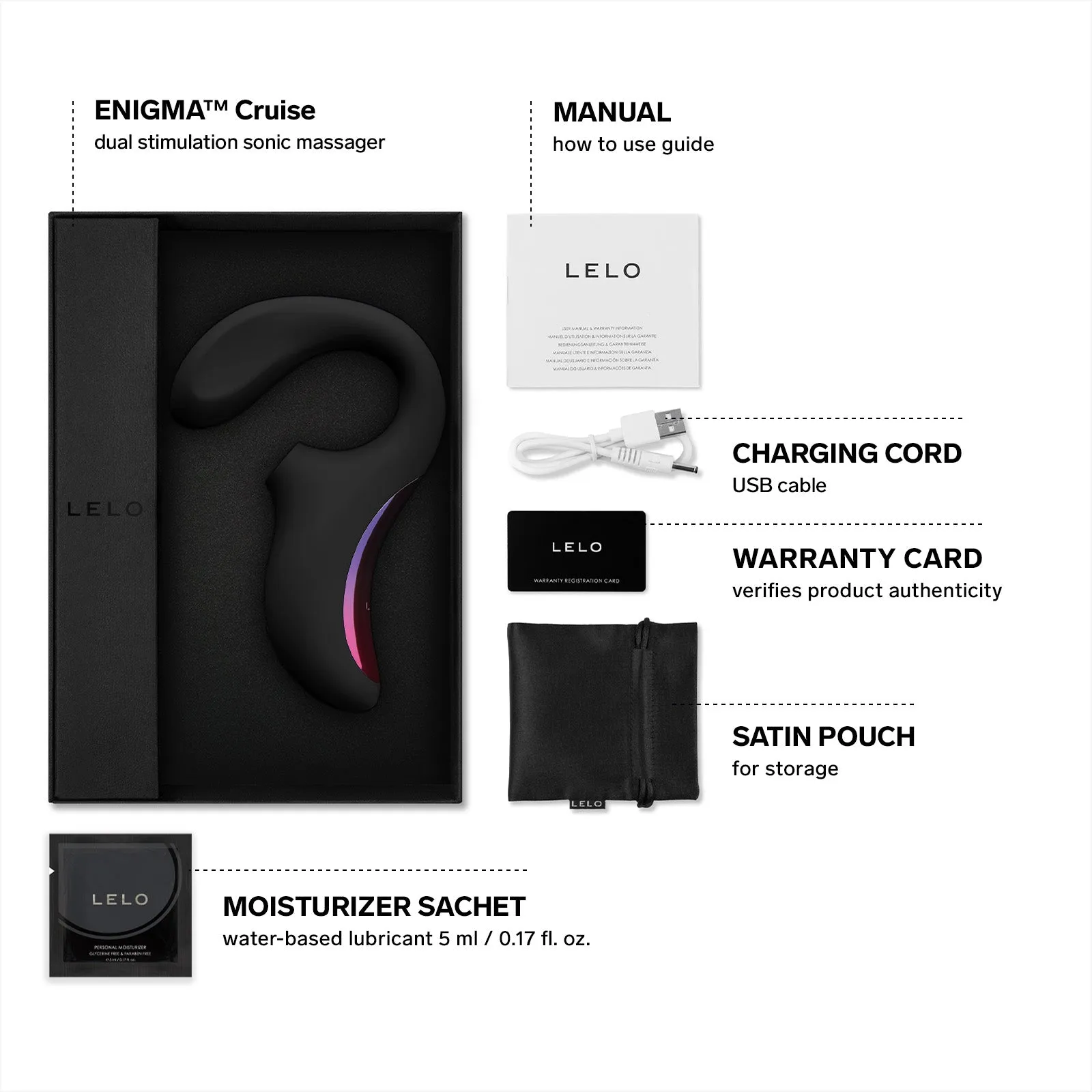LELO Enigma Cruise Clit Sucking & G-Spot Vibrator