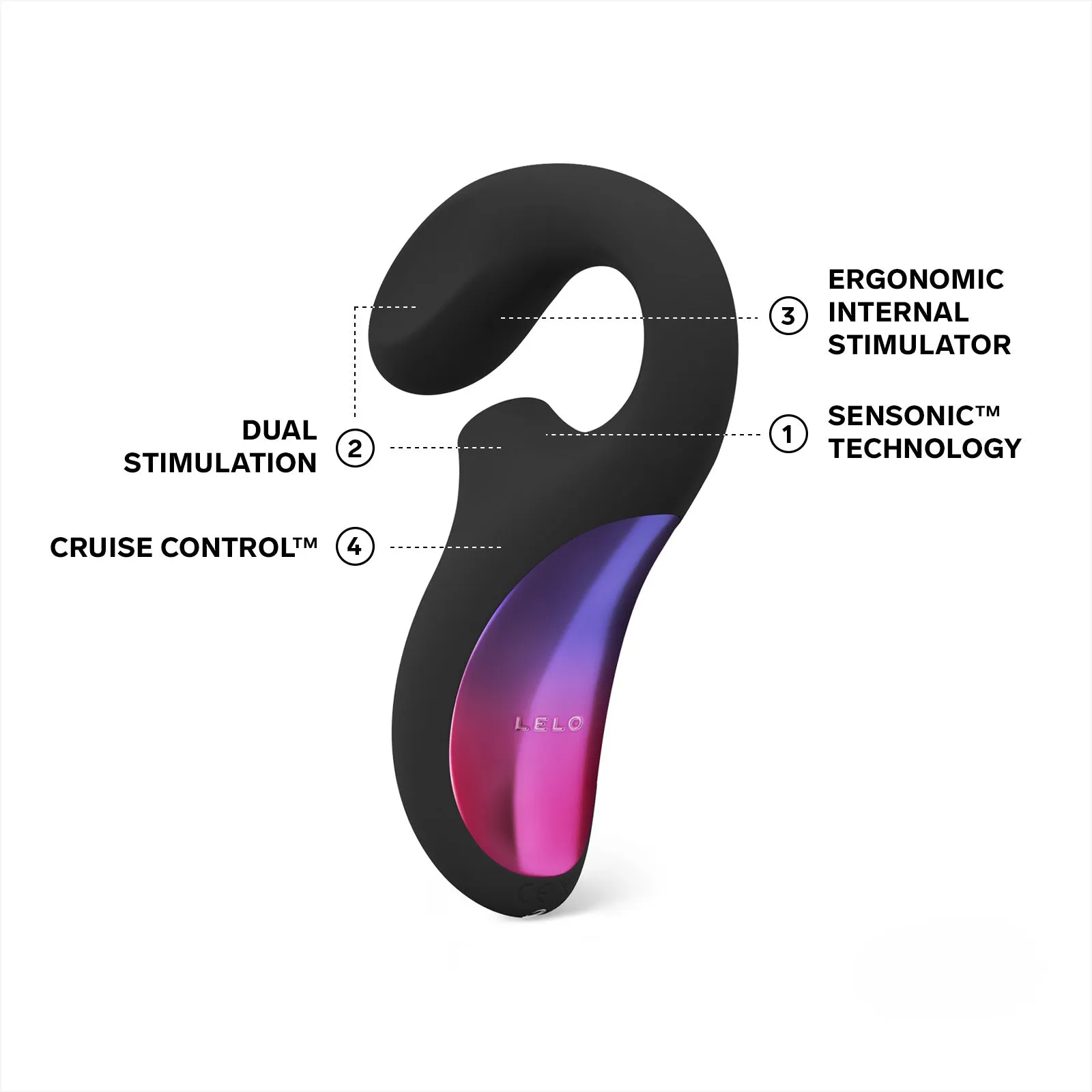LELO Enigma Cruise Clit Sucking & G-Spot Vibrator